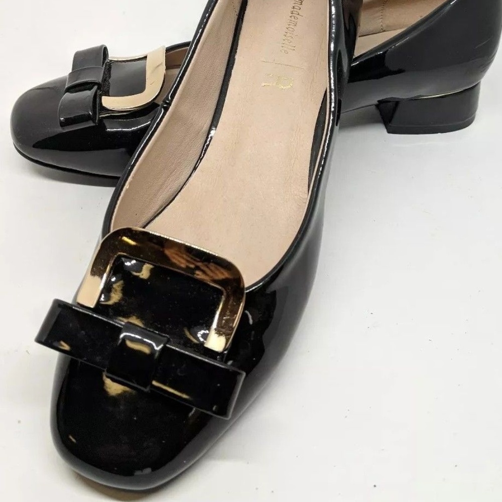 Mademoiselle R Black Patent Leather - e1
